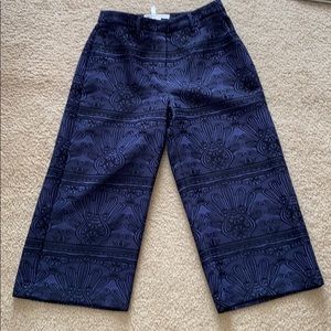 BCBGeneration | Blue patterned dress pants (size 0)